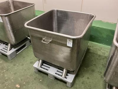 Overzichtsfoto van Inox stackable container 600L