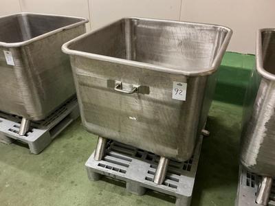 Overzichtsfoto van Inox stackable container 600L