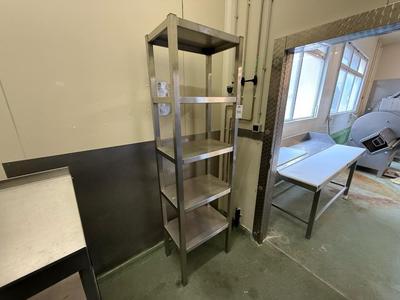 Overzichtsfoto van Inox rack