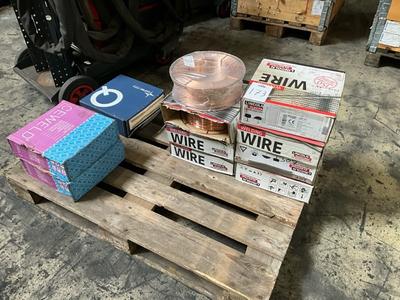Immagine panoramica di welding wire (11x)