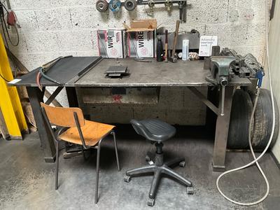 Imagen general de metalen werkbank