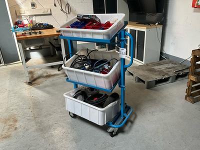 Overzichtsfoto van verrijdbare trolley