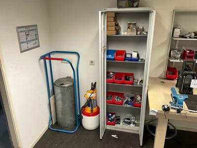 Overzichtsfoto van installatie materiaal