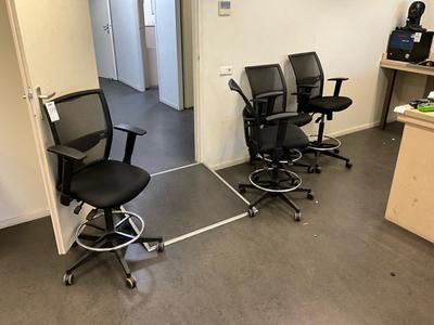 Overzichtsfoto van Bureau stoel (6x)