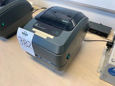 Overzichtsfoto van 2016 Zebra GK420t label printer