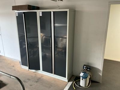 Overzichtsfoto van werkplaats kast