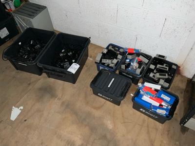 Overzichtsfoto van accu,s & accu laders