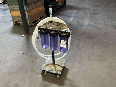Overzichtsfoto van mobiel waterfiltersysteem