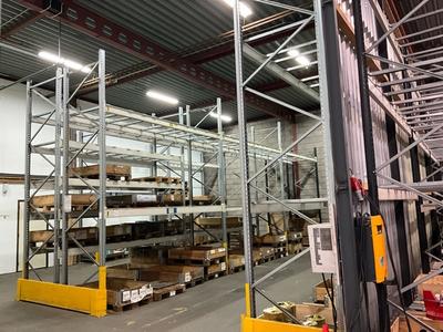 Imagen general de volledig palletstellingsysteem