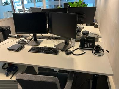 Overzichtsfoto van IT-set up
