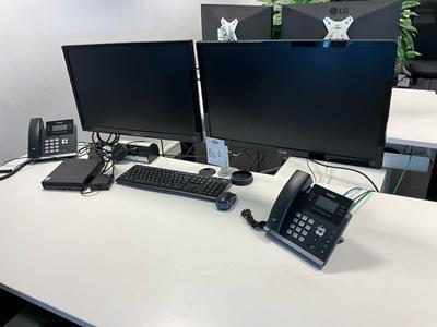 Overzichtsfoto van IT-set up