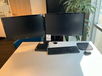 Overzichtsfoto van IT-set up