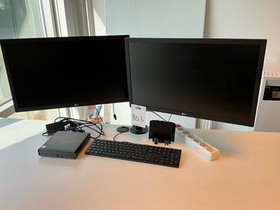 Overzichtsfoto van IT-set up