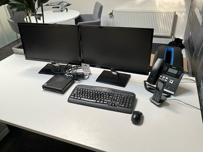 Overzichtsfoto van IT-set up