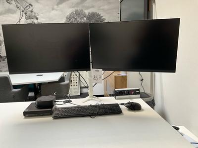 Overzichtsfoto van IT-set up
