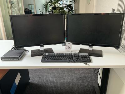 Overzichtsfoto van IT-set up
