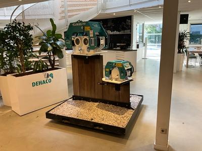 Overview picture of showroommodel opstelling Hyrax