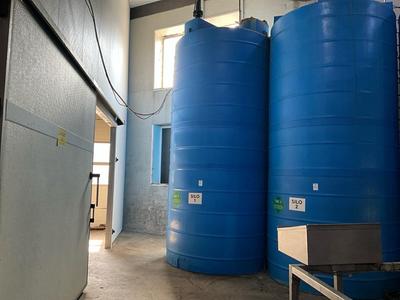 Immagine panoramica di silo