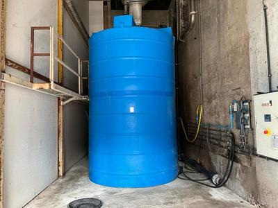 Immagine panoramica di silo