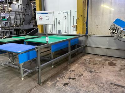 Immagine panoramica di stainless steel section devider