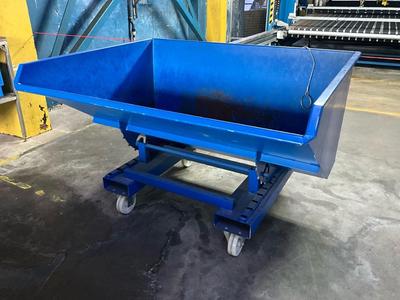Översiktsbild av 2023 Kruizinga EXPO900 forklift tipping skip