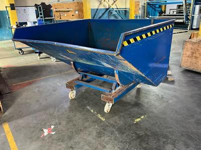 Översiktsbild av Kruizinga KB-192100 forklift tipping skip