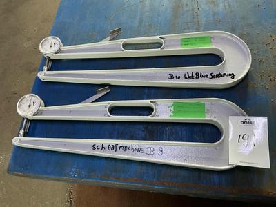 Översiktsbild av C-frame thickness gauge (2x)