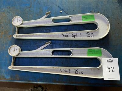 Översiktsbild av C-frame thickness gauge (2x)