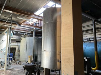 Immagine panoramica di industrial steam boiler