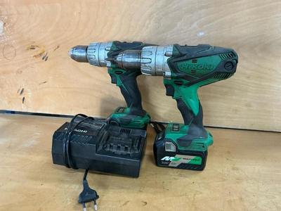 Immagine panoramica di 2021 Hikoki DV 18DSDl Cordless Impact driver (2x)