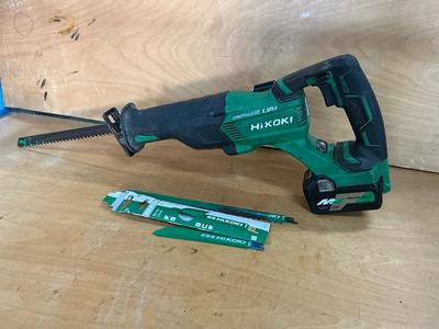 Immagine panoramica di 2020 Hikoki CR 18DBL Cordless reciprocating saw