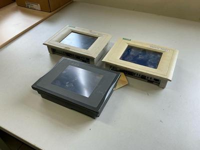 Översiktsbild av Siemens Simatic Touchpanel (3x)