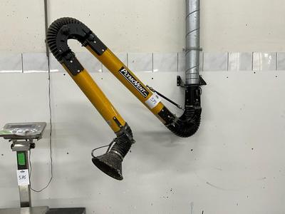Overzichtsfoto van 2005 Plymovent MMH-100-21-ATEX fume extraction arm