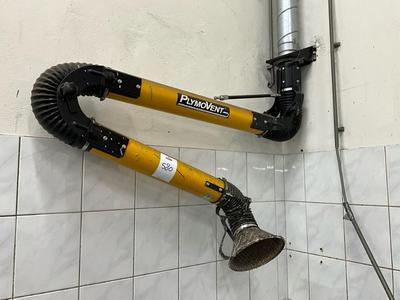 Overzichtsfoto van Plymovent fume extraction arm