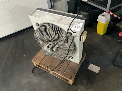 Overzichtsfoto van Industrial cooling fan unit